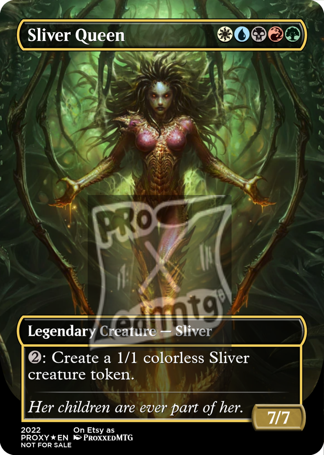 Sliver Queen Proxy Alter By Proxxedmtg High Quality Mtg Proxy On Demand
